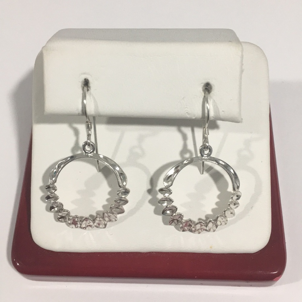 Sterling Silver Women's Dangling Vintage Earrings